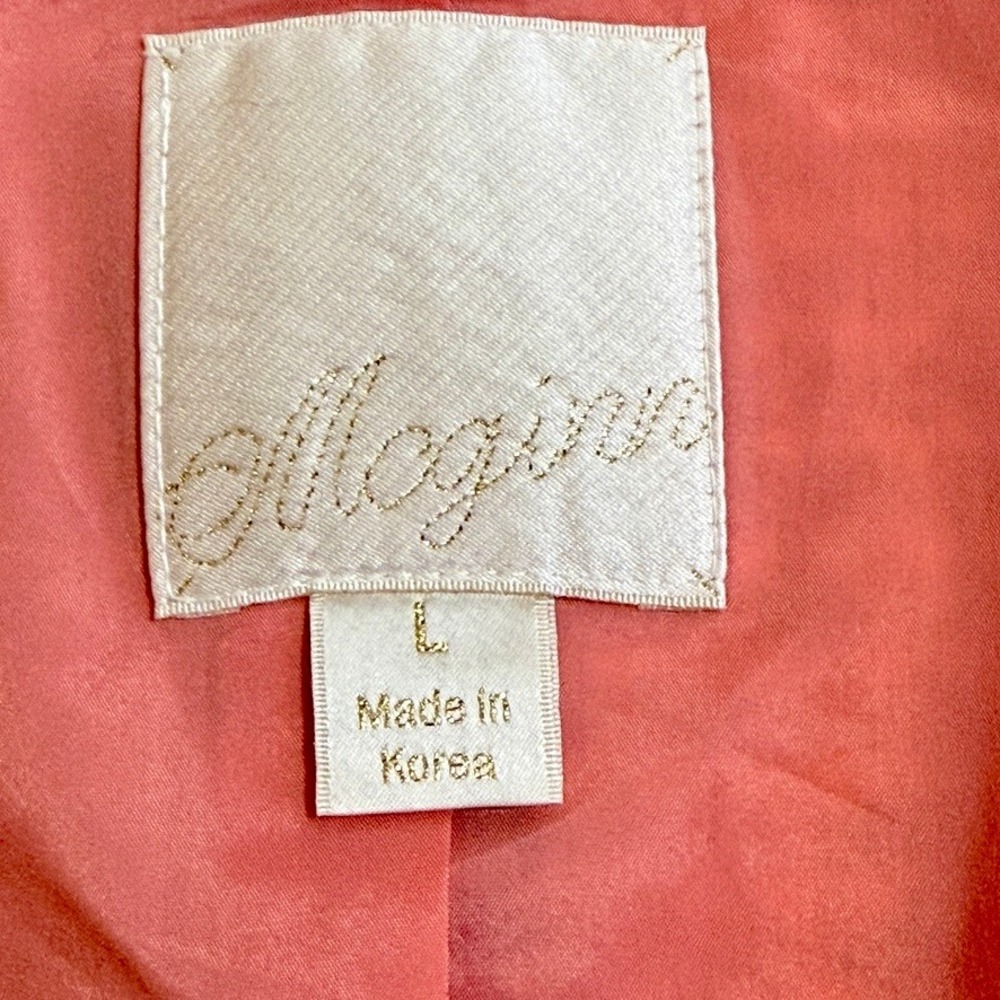 McGinn Andi Striped Studded Tweed Moto Blazer – Size Large – Style‎ ME1427J - Picture 5 of 12